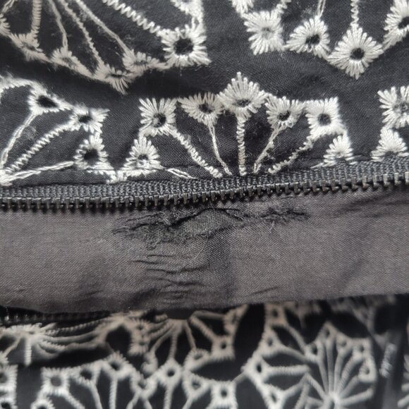 Bardot Twist Black White Floral Strapless Wide Leg Jumpsuit – Size 4 (XS) NWT - Picture 14 of 16